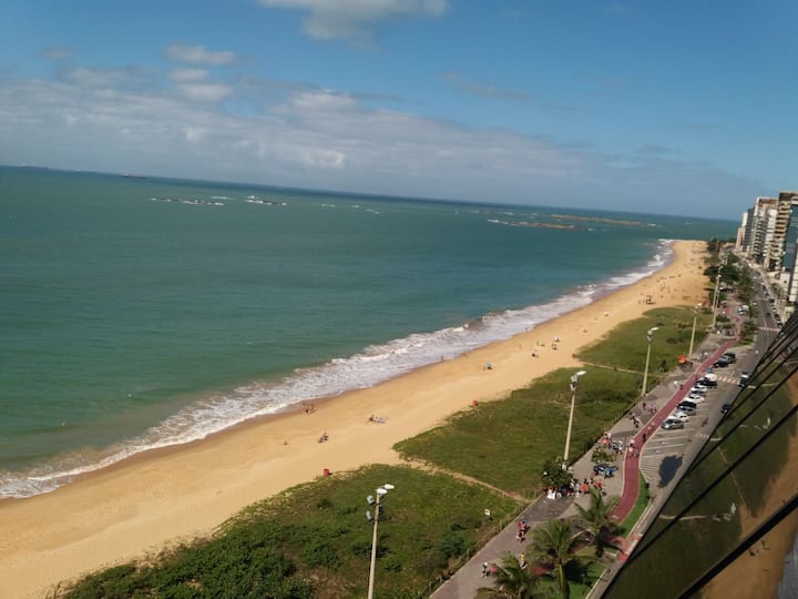 Flat Com Vista Para O Mar Da Praia Da Costa - Vila Velha