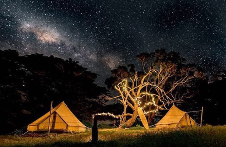 Sheltered Glamping Phillip Island - 'Adèlie' Tent - 필립 섬