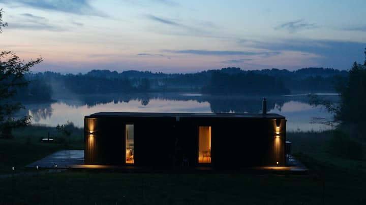 Contemporary Design Lake Cabin - Estonia