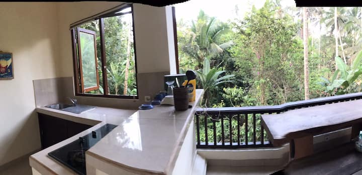New 1br, Junggle And River View With Kitchen, Ubud - ウブド