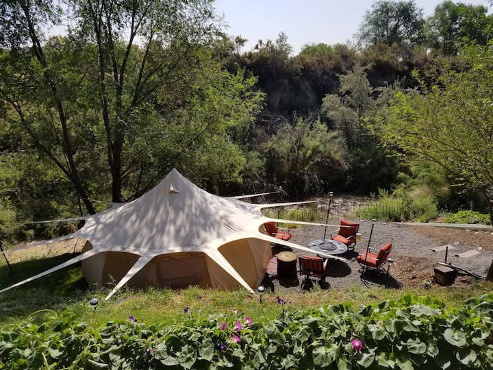 Glamping At Blossom House, Pumpkin Spice Yurt - Grand Junction, CO