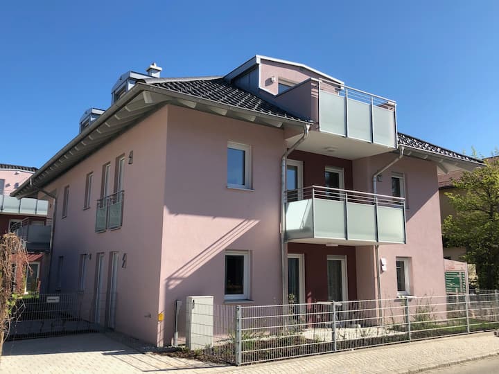 New Apartment In The Center Of Waging Am See, Chiemgau (60sqm), New Building, With Wifi - Waging am See