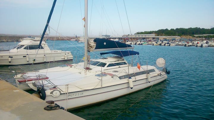 Barco-catamaran Para 9 Pers. En L'escala (Girona) - L'Estartit