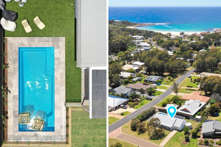 Coastal Vibe With Private Pool Close To Beach. - Bawley Point