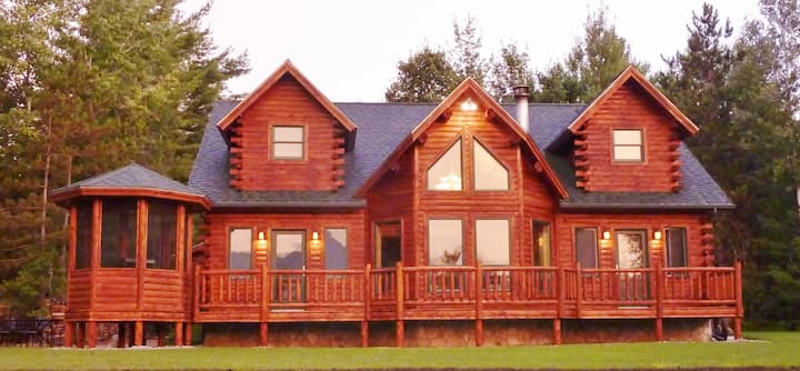 Grand Jay Luxury Lodge, Impresionantes Vistas, Cerca De Whiteface Y Lake Placid, Recorrido 3d / Vr - Wilmington