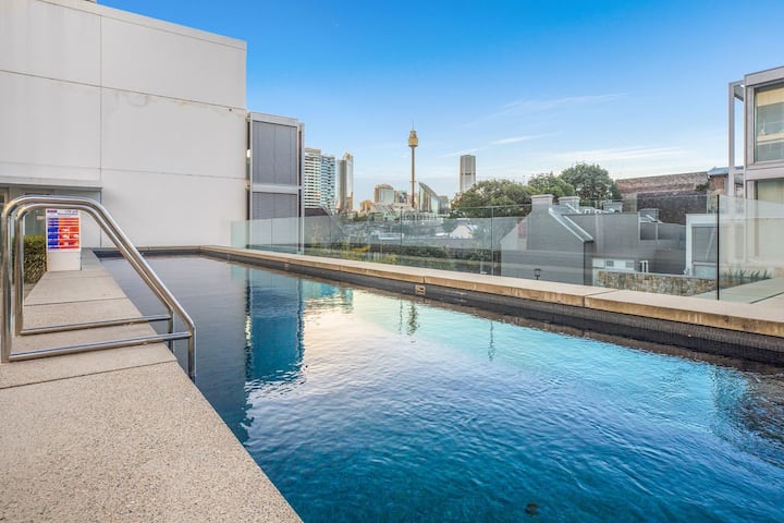 Chic Inner-city 1 Bedder With Parking, Pool, Gym - Sydney Nord