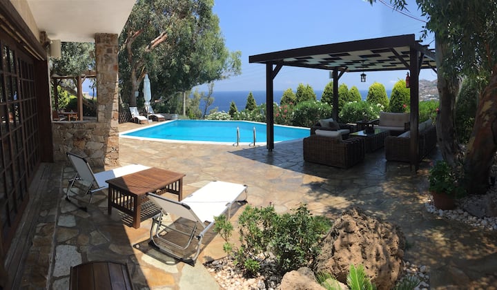 Luxury Villa With Stunning Panoramic Sea View - ミロス島