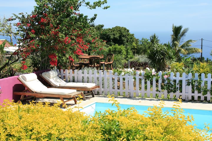 Charming Stage Ocean View, Near Lagoon, Pool, Garden Ideal Couple + Baby - Saint-Pierre