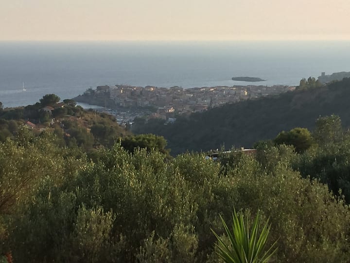 Villa On Hill Overlooking The Sea - Marina di Camerota