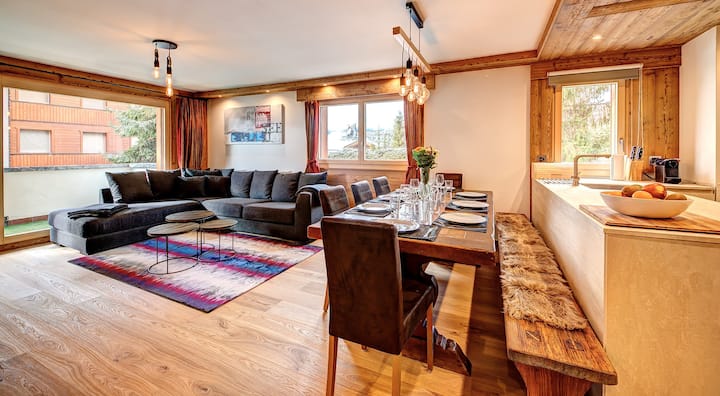 Comfortable Central Residence With Pool & Sauna - Verbier
