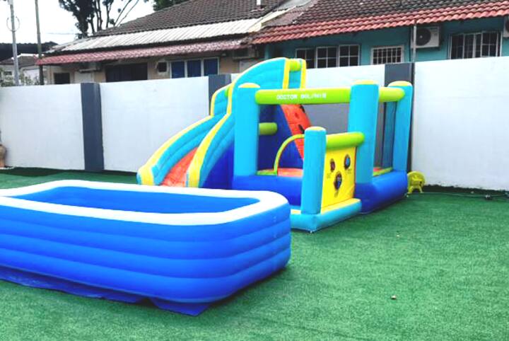 Kulai Landed Corner Lot+kids Pool+ Mini Waterpark - Senai