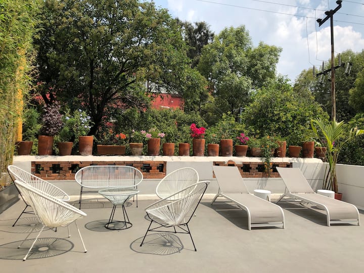 Roma Spot: Best Location & Sanitized Property With Private Rooftop! - Mexico City