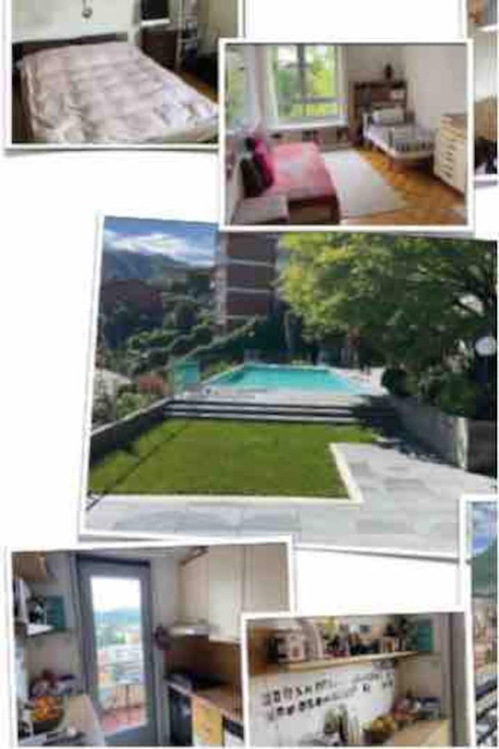 Lovely Apartment With View & Pool: Close To City - Canobbio