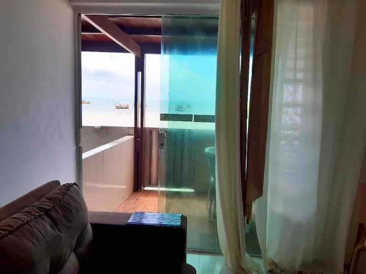 Casa 01 - Beira-mar Com Varanda De Frente Da Praia - Maragogi