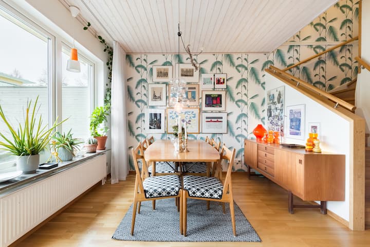 Explore The Forest From A Colorful Family Home - Stockholm