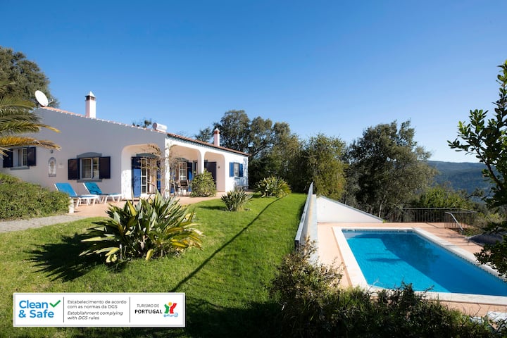Lovely Villa, Perfect For A Relaxing Vacation, With Pool And View To The Coast. - Monchique