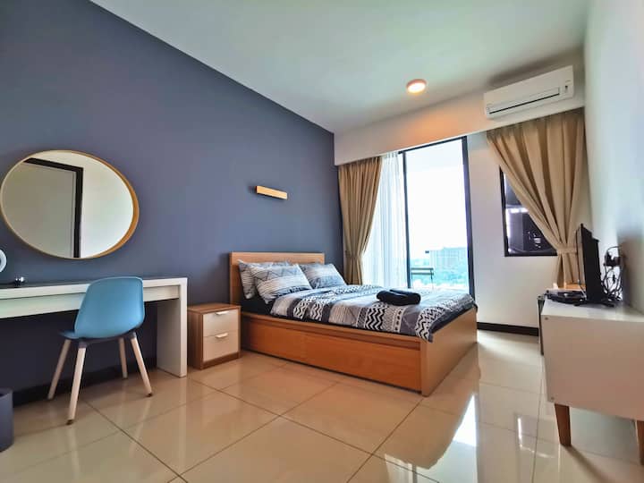 Pd Waterfront Full Seaview Studio (Up To 3 Pax) - 波德申