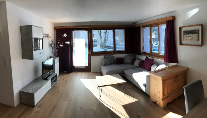 Gemütliches Appartement, Gehdistanz Skigebiet - Klosters-Serneus