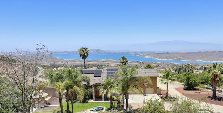 Hilltop Estate With Sweeping City Light Views! - Canyon Lake, CA