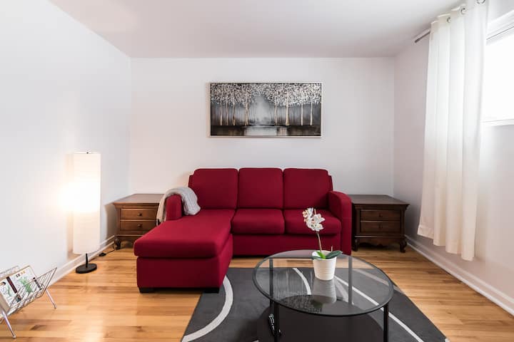 Airc. 2br Ap Close Dt Montreal Fast Wifi Free Park - Brossard