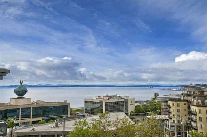 Seattle Center Condo Water View|parking|krakengame - Pioneer Square - Seattle