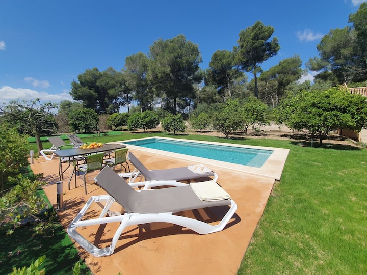 Finca Family Can Picafort, 1kmbeach-exclusive Pool - Can Picafort