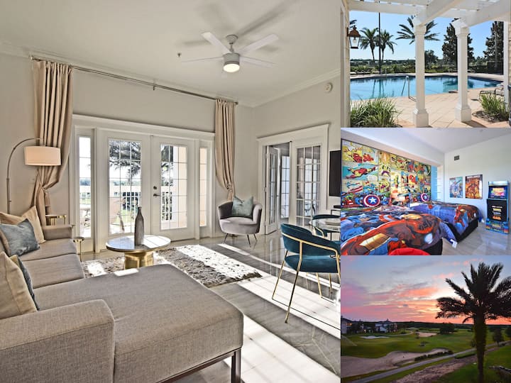 Luxury Stylish Top Floor & Stunning Views, Marvel Themed Room, Xboxone - Davenport, FL
