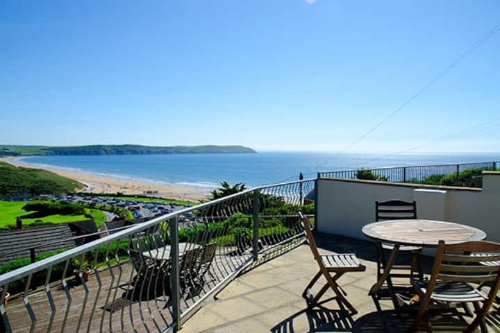 Contemporary 2-bed Apartment With Stunning Views Over Woolacombe Bay - Mortehoe
