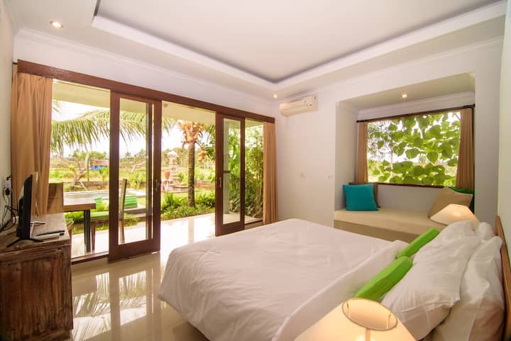 Spacious 2bedrooms Private Pool Endless Ricefield - Indonésie