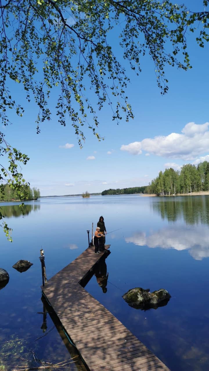 Saunamökki Järven Rannalla - Joensuu
