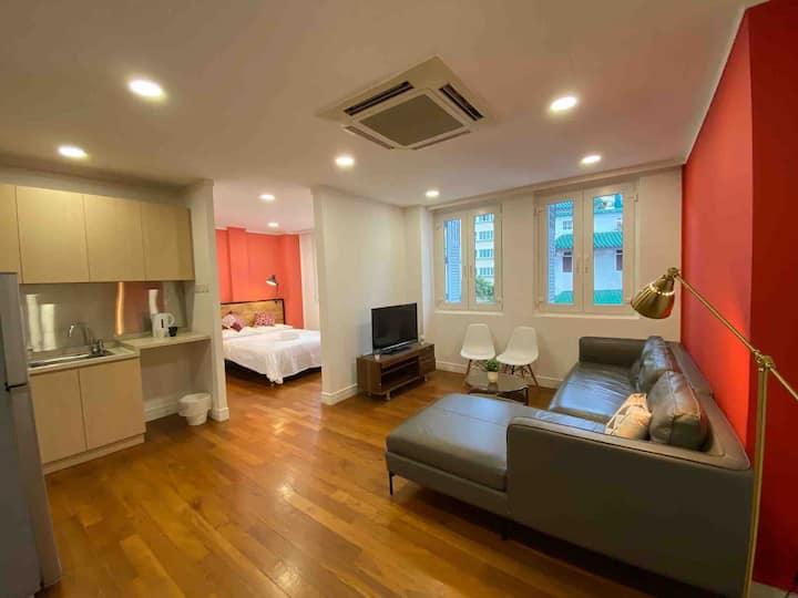 Deluxe One Bedroom Service Apartment, Chinatown - Singapur