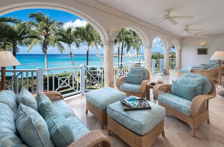 Stunning Beachfront Port St Charles Apartment - Barbados