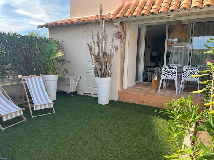 T2 Cabine 4 Personnes Terrasse - Narbonne