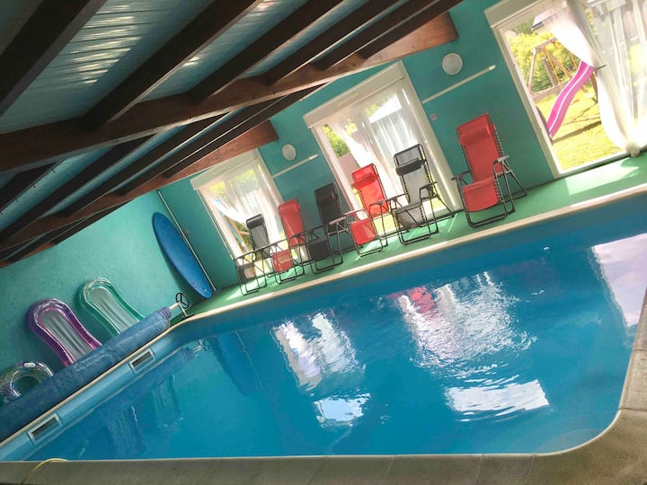 Villa “ Les Pieds Dans L’eau “ (Piscine,spa,sauna) - Guingamp