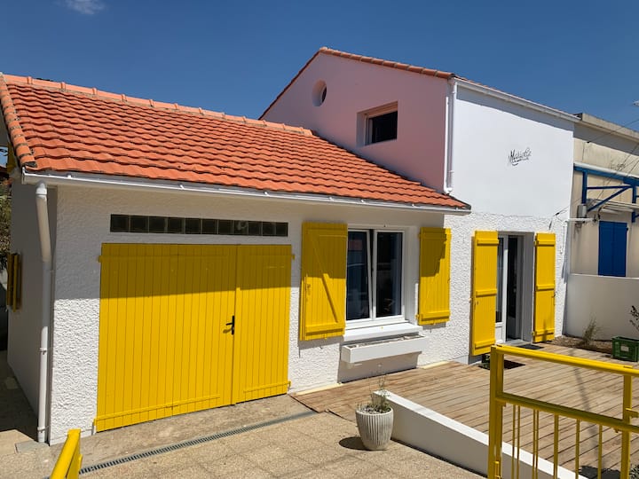 Maison De Vacances Très Colorée à 50 M De La Mer - La Plaine-sur-Mer