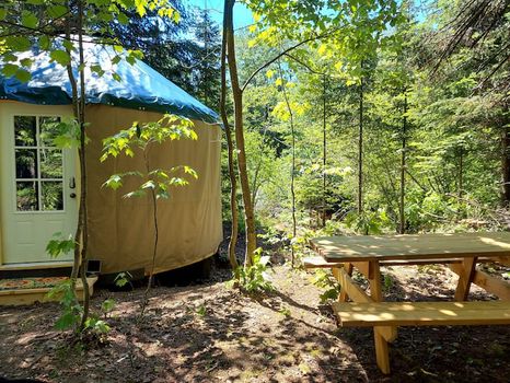 Great Lakes Yurt Camp: Brook Trout Yurt - Tahquamenon Falls State Park, Paradise