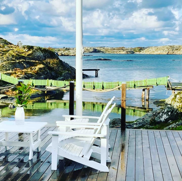 Luxurious Seahouse On A Small Island Close To City - Göteborg