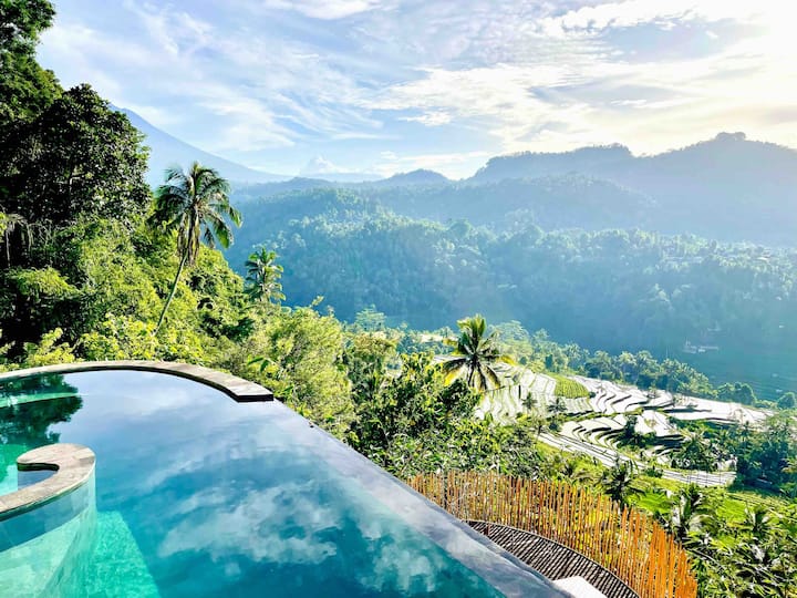 3 Bdr - The Dream Cliffside Bamboo Villa By Avana - Bali