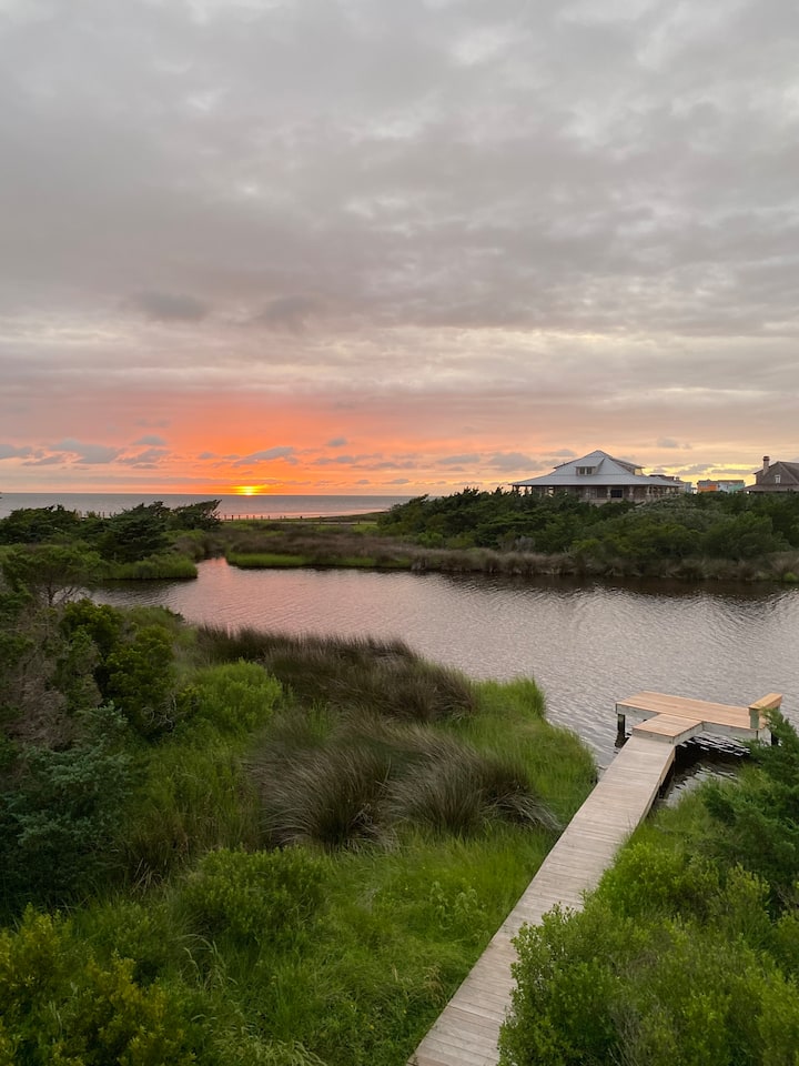 Hypnautic Is A Newly Renovated Sound Front Cottage - Outer Banks