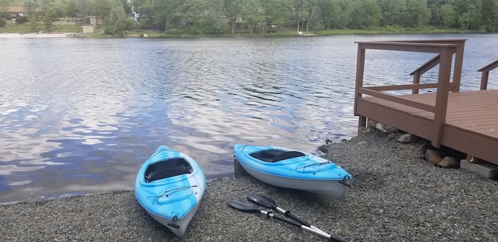 Little Beaver Lodge Ii•lakefront•relax!bbq•kayaks - Stillwater Lake, PA