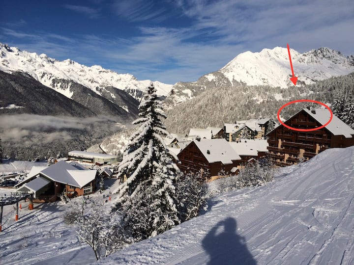 Charmant Ski-in-ski-out Chalet (10 Slaapplaatsen In 5 Slaapkamers) - L'Alpe d'Huez