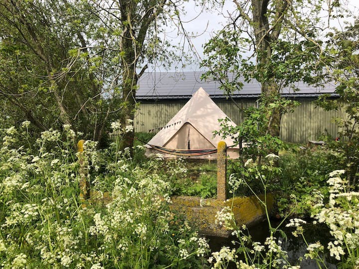 Luxe Bell Tent Met Vuurplaats En Hangmat Bij Sneek - Sneek