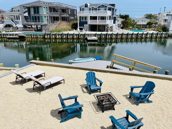 Waterfront Lbi Home - Under 5 Min Walk To Beach - Long Beach Island