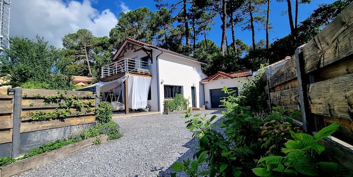 Villa Avec Piscine Et Vue Sur Le Lac En 2ème Ligne - Lacanau
