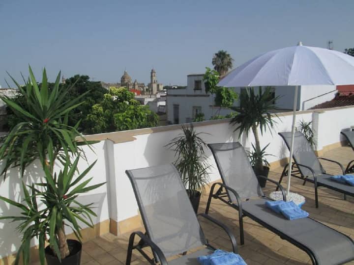 San Lucas Palace Apto. 3 (Wifi,nice View.terrace ) - Jerez de la Frontera