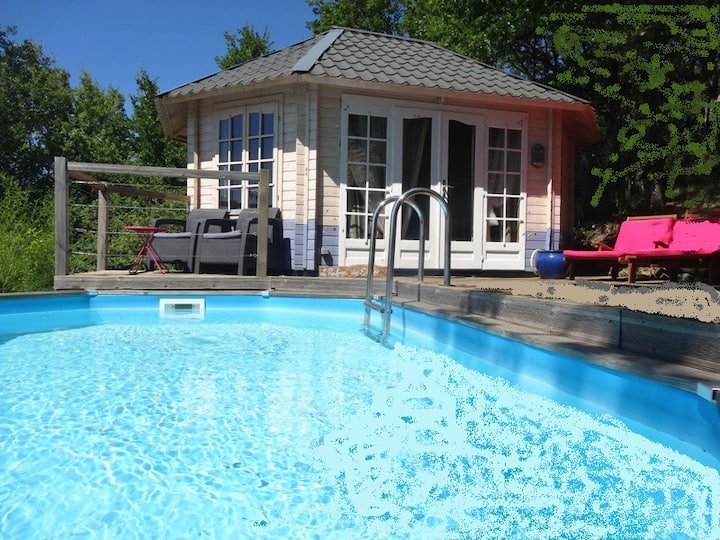 Vallon Des ÉToiles-cottage Pour 2-piscine Privée - Ardèche