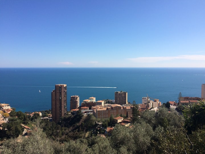 Villa De Charme, Terrasses, Vue Mer, Proche Monaco - La Turbie