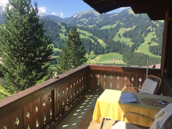 Beautiful Apartment With Panoramic Mountain View - Zweisimmen