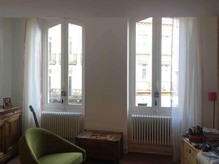 Appartement Rénové, Immeuble Ancien, Place Dupuy - Toulouse