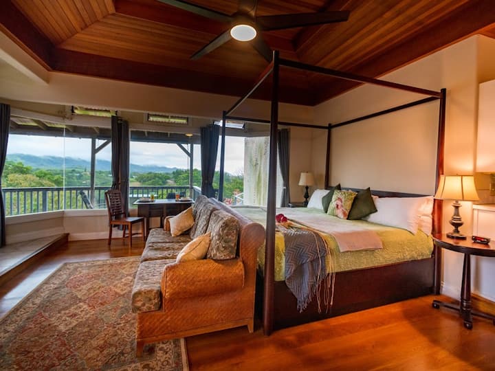 Ulu Suite-stunning Mountain & Distant Ocean Views - Kauai, HI